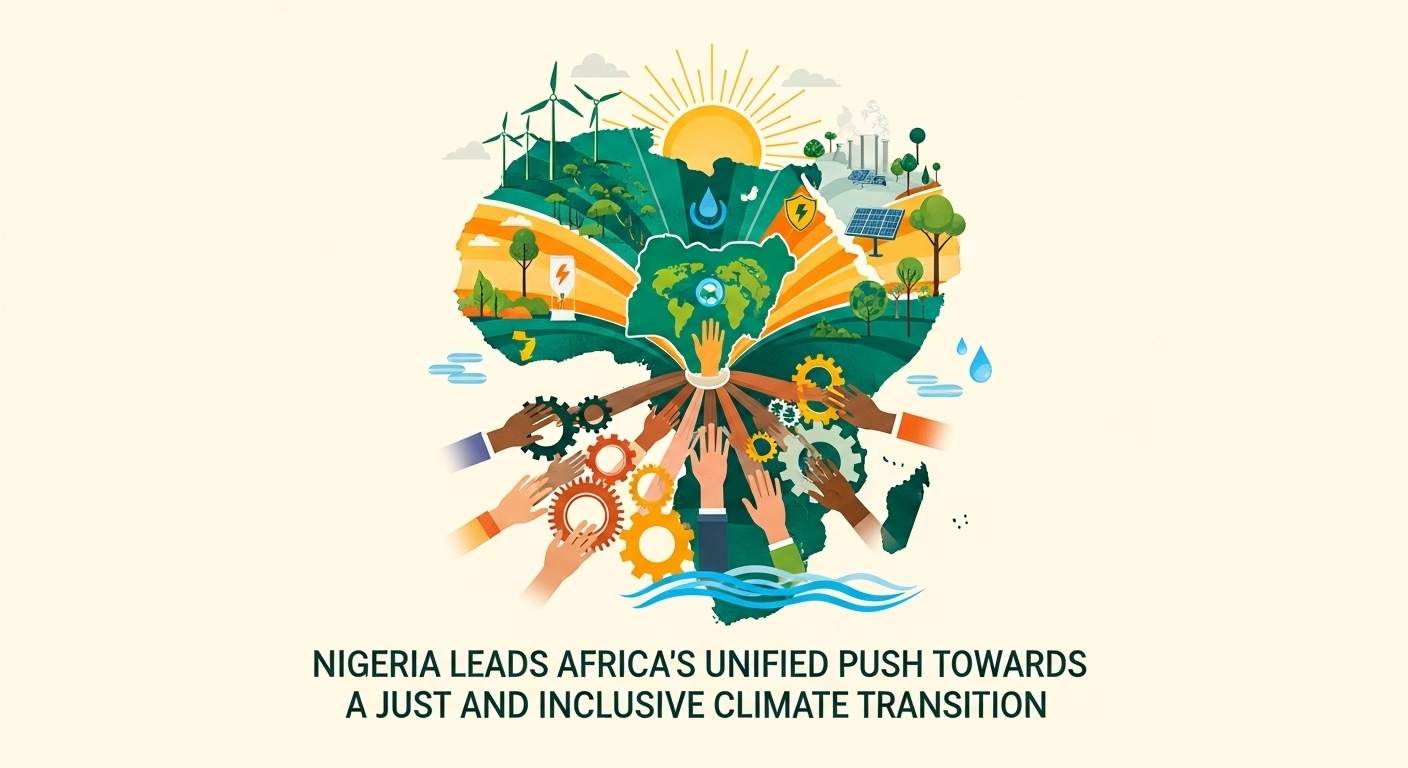 Nigeria Leads Africa’s Unified Push Towards a Just and Inclusive Climate Transition